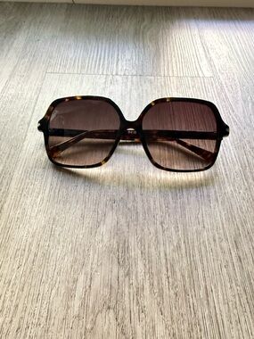 quay australia press tour tortoise oversized square retro sunglasses eyewear NEW